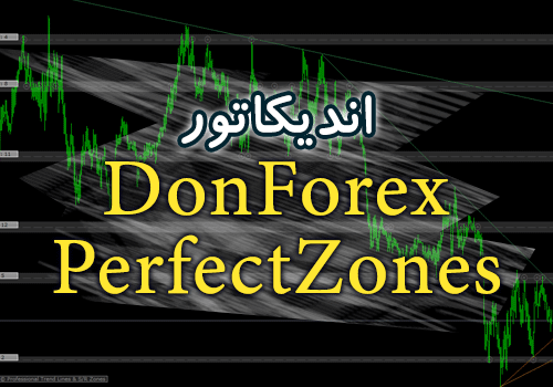 اندیکاتور DonForex PerfectZones جهت رسم بهترین سطوح حمایت و مقاومت و خطوط روند برای متاتریدر 4
