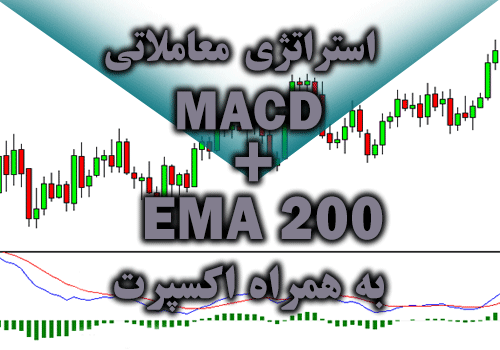 استراتژی معاملاتی MACD + 200 EMA به همراه اکسپرت
