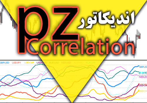 اندیکاتور محاسبه تشخیص همبستگی بین جفت ارزها PZ Correlation در متاتریدر 4