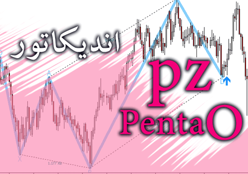 اندیکاتور PZ Penta O جهت پیدا کردن الگو Penta O در متاتریدر 4