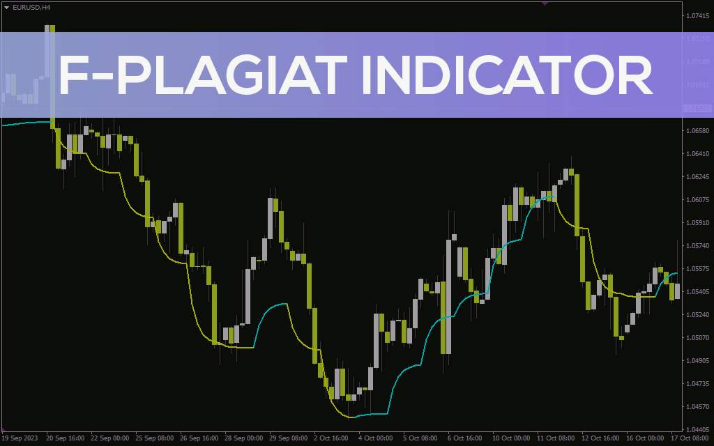 ارائه سیگنال‌های معاملاتی فارکس واکنش‌گرا با اندیکاتور F-Plagiat برای MT4 (اصلاح‌شده بر اساس میانگین متحرک برای حذف تاخیر)