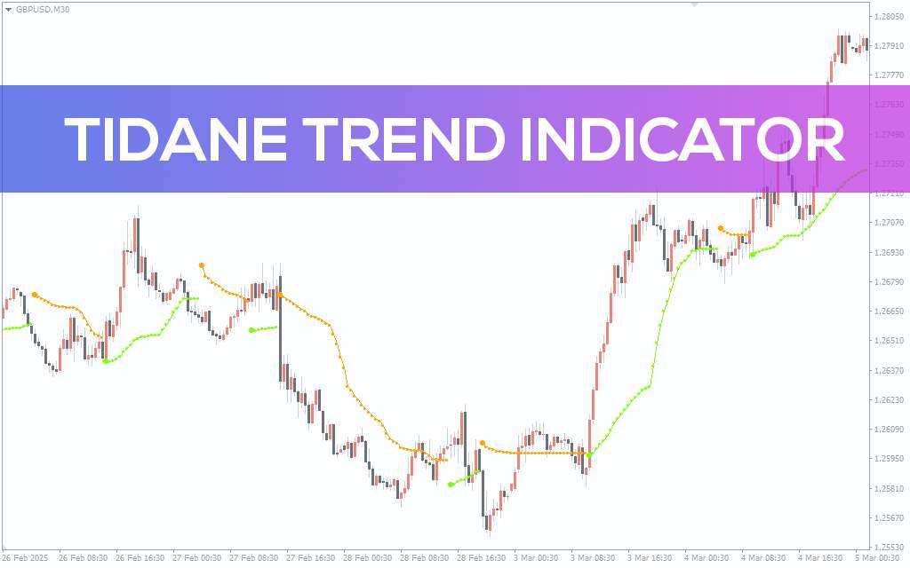 تشخیص دقیق جهت روند بازار در MT4 - اندیکاتور Tidane Trend