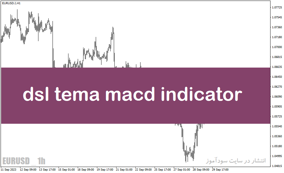 دانلود اندیکاتور مکدی فارکس در متاتریدر5 با نام dsl tema macd indicator