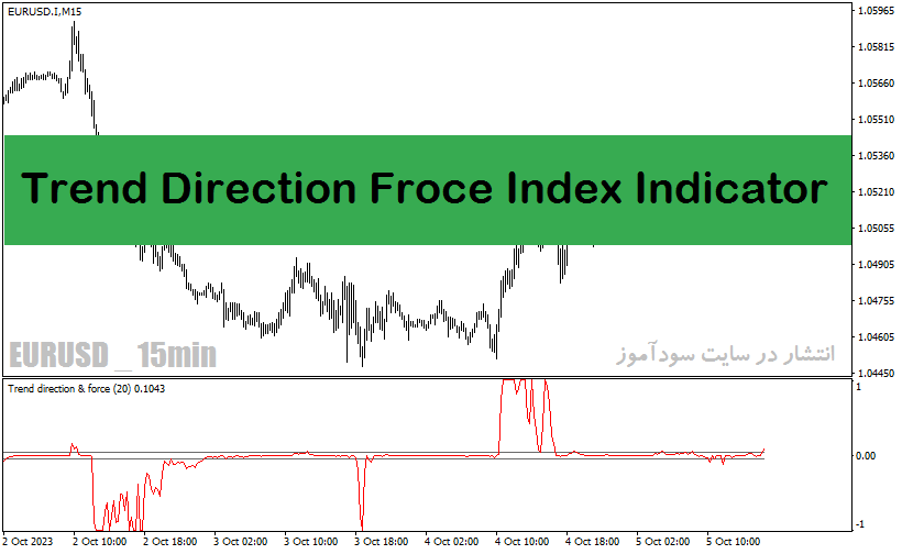 بهترین اندیکاتور تشخیص روند با نام Trend Direction Force Index Indicator در متاتریدر4