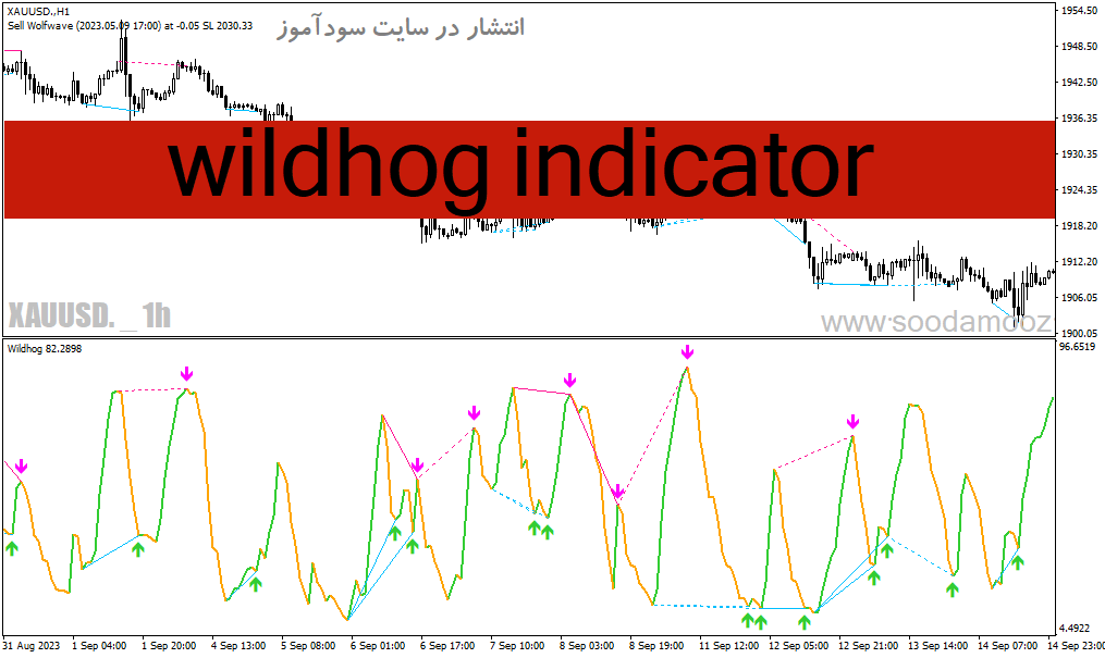 دانلود اندیکاتور رسم اتوماتیک واگرایی برای متاتریدر4 با نام wildhog indicator