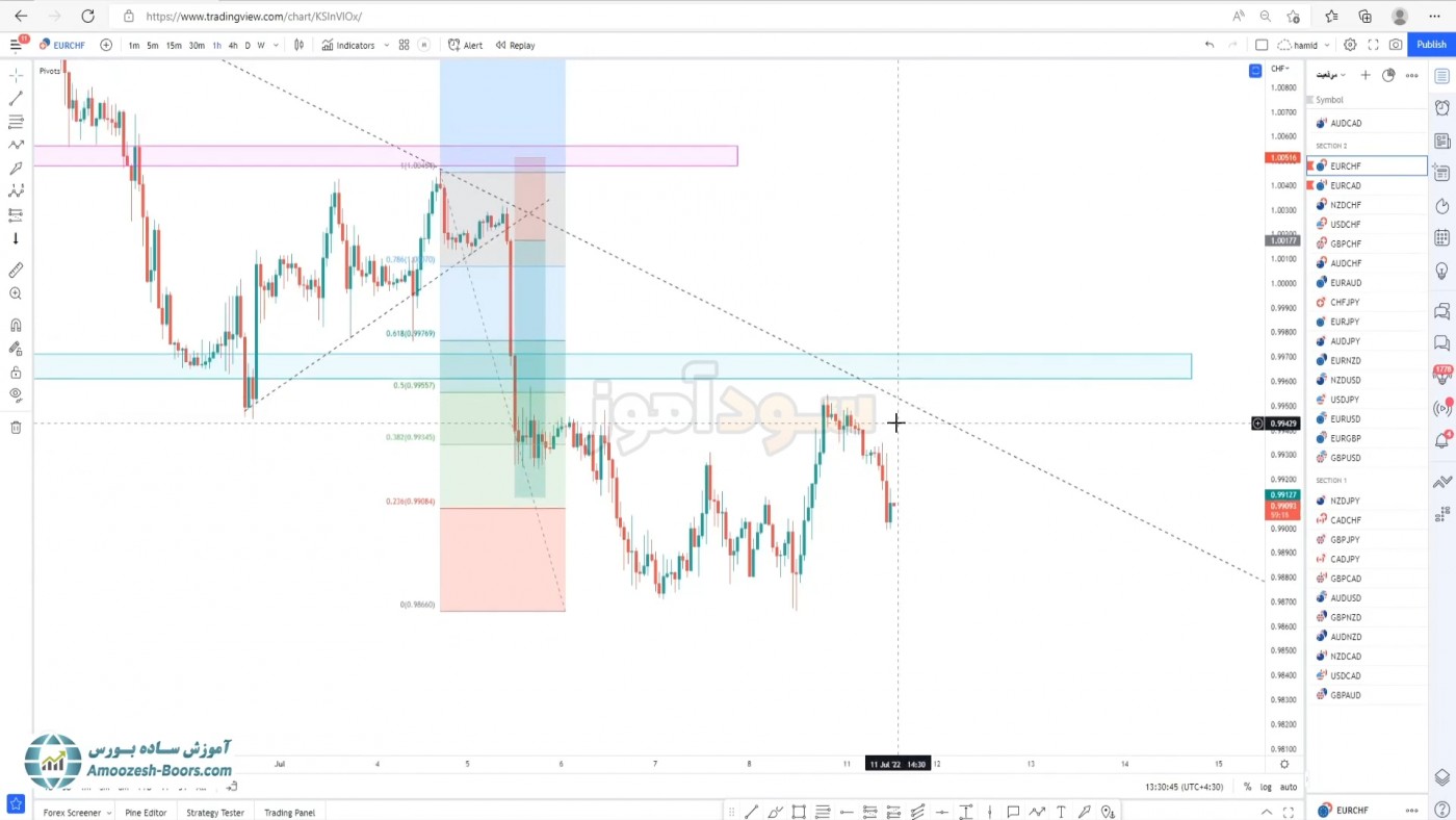 استراتژی فارکس بدون اندیکاتور از هومن مقراضی | سود اموز