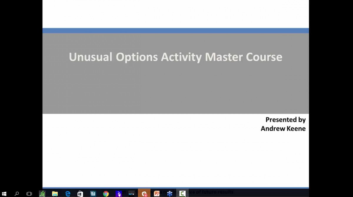 خرید و دانلود دوره ترید بر اساس حجم معاملات با نام Unusual Options Activity Master course Andrew Keene
